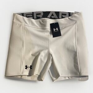 NWT Under Armour‎ Softball Compression Padded Slider Shorts Women's XL White